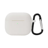 Funda protectora de silicona para auriculares inalámbricos con gancho para AirPods 3